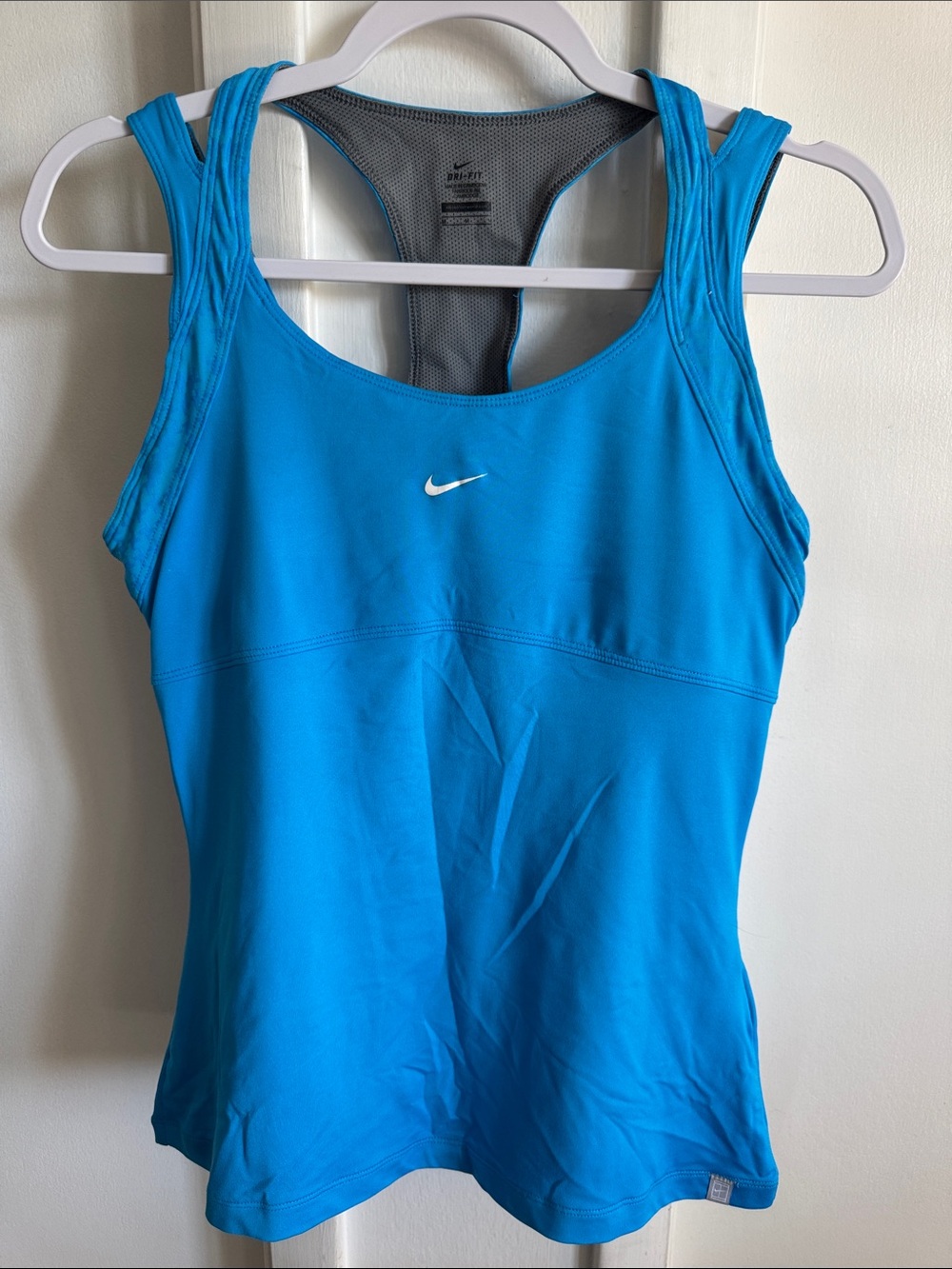 Nike Bright Blue Dri-FIT Racerback Tank